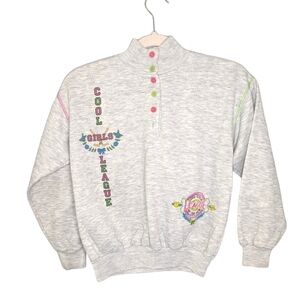 Vintage Color Code cool girls league of the 1990s long sleeve shirt size 14